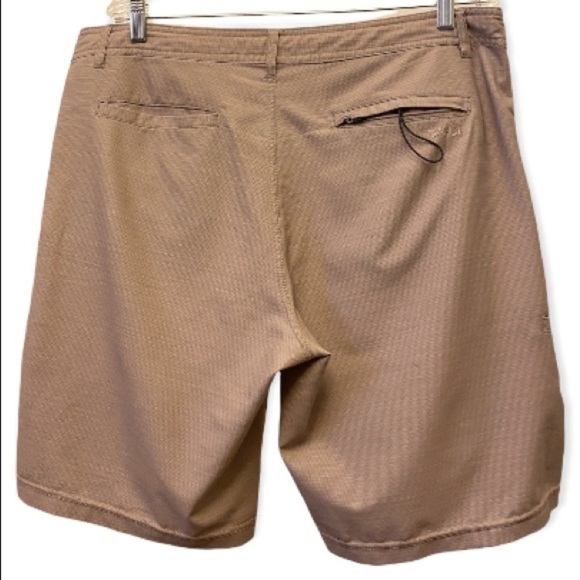 Da Hui Hybrid 37 Boardshorts, Men’s Heathered Tan, Hiking, Swim, Surf, Beach - Picture 2 of 7